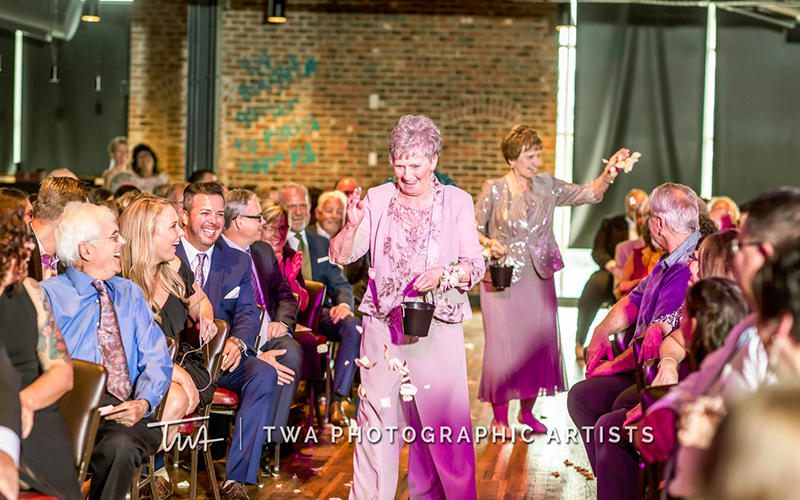 Flower girls can be any age – even grandmas! The crowd ate it up.