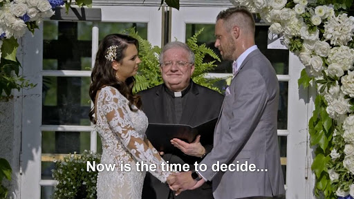 Rev. Phil Officiated Danielle & Nick’s Wedding